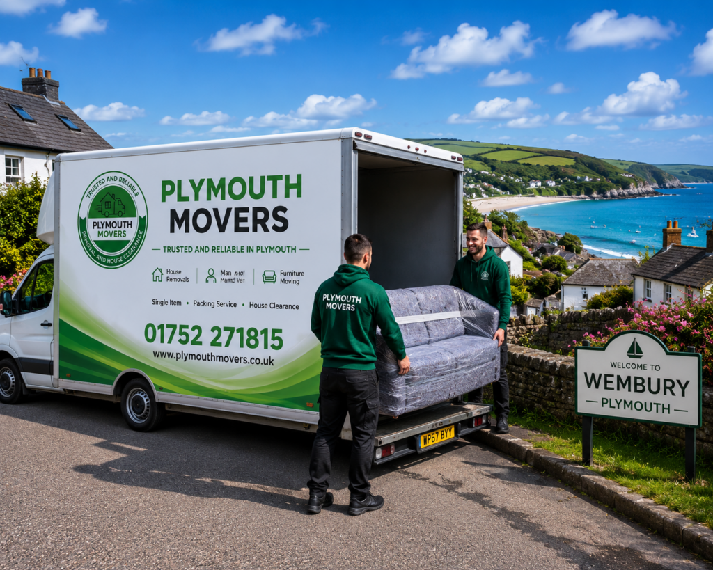Plymouth Movers in wembury sunny coastal village